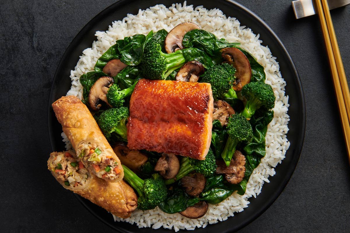 Miso Glazed Salmon Lunch Special