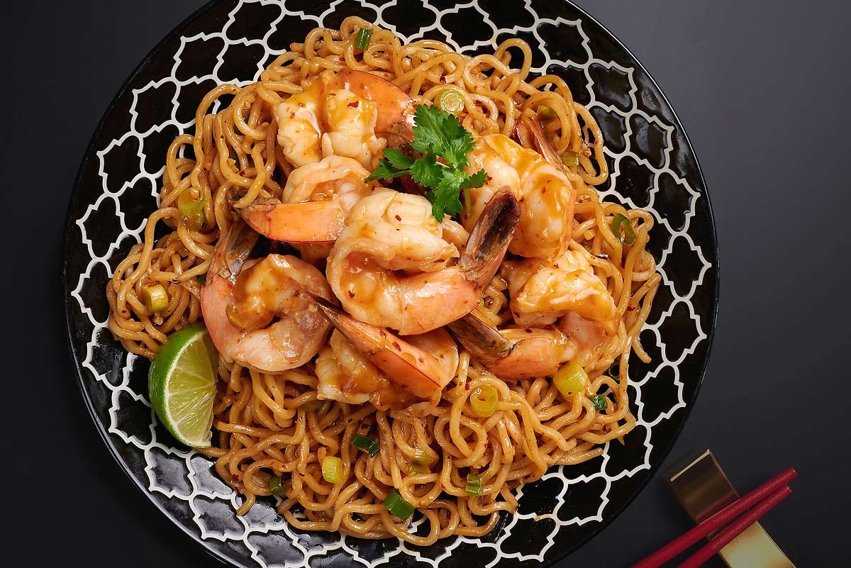 Longlife Noodles & Prawns